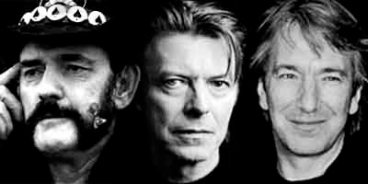 Lemmy Bowie Rickman